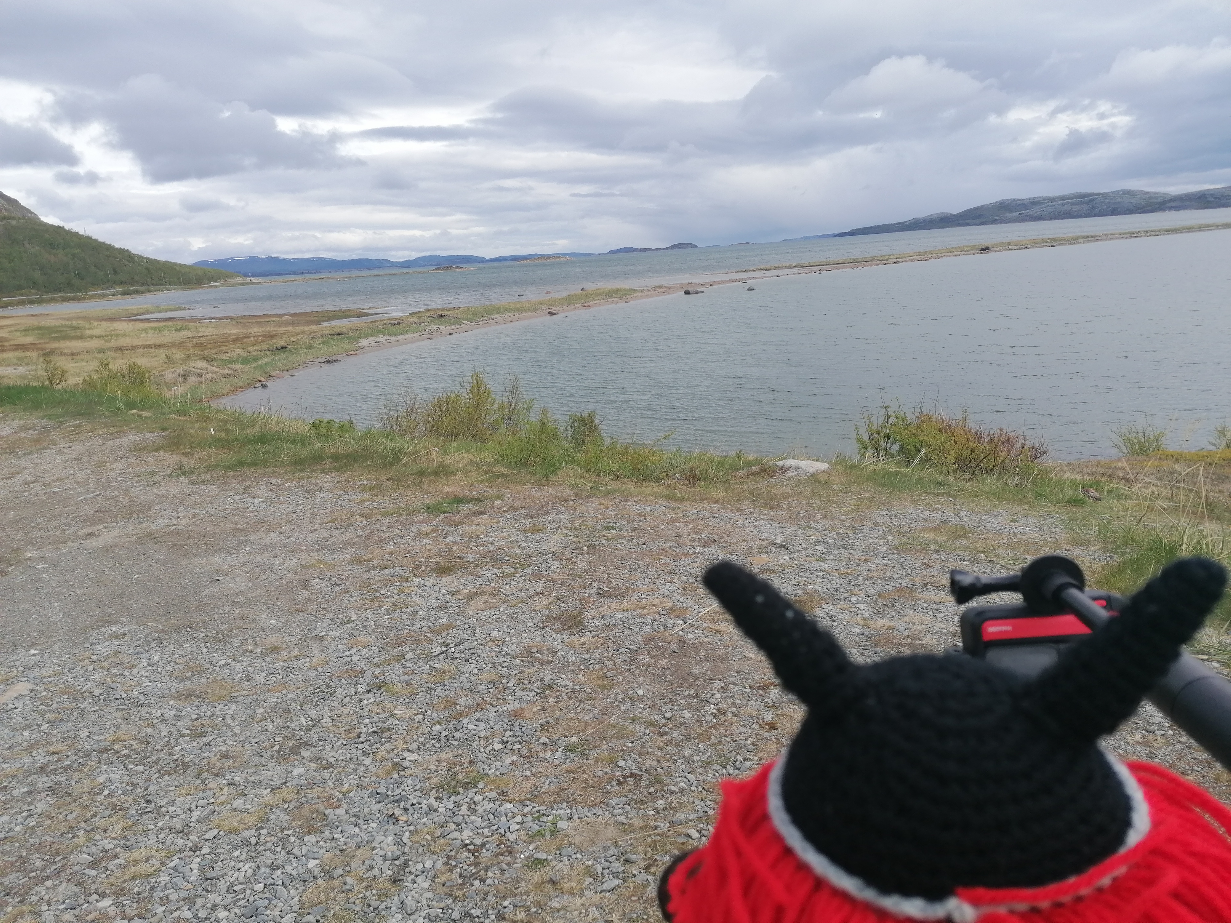 Grenzübertritt zu Norwegen und nur mehr wenige Kilometer bis zum Nordkap