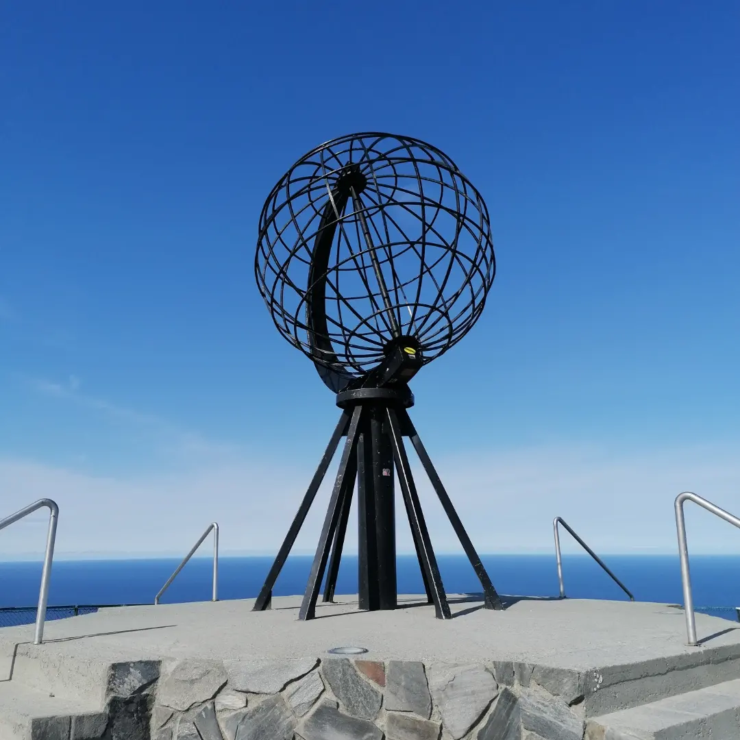 Nach 3690 Radkilometern am Nordkap